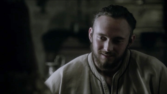 Is Athelstan blushing I think he is