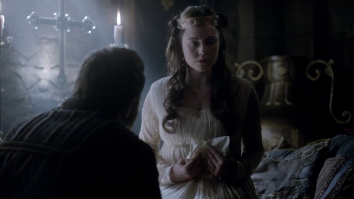 silence as judith tries to find courage to tell aethelwulf her condition